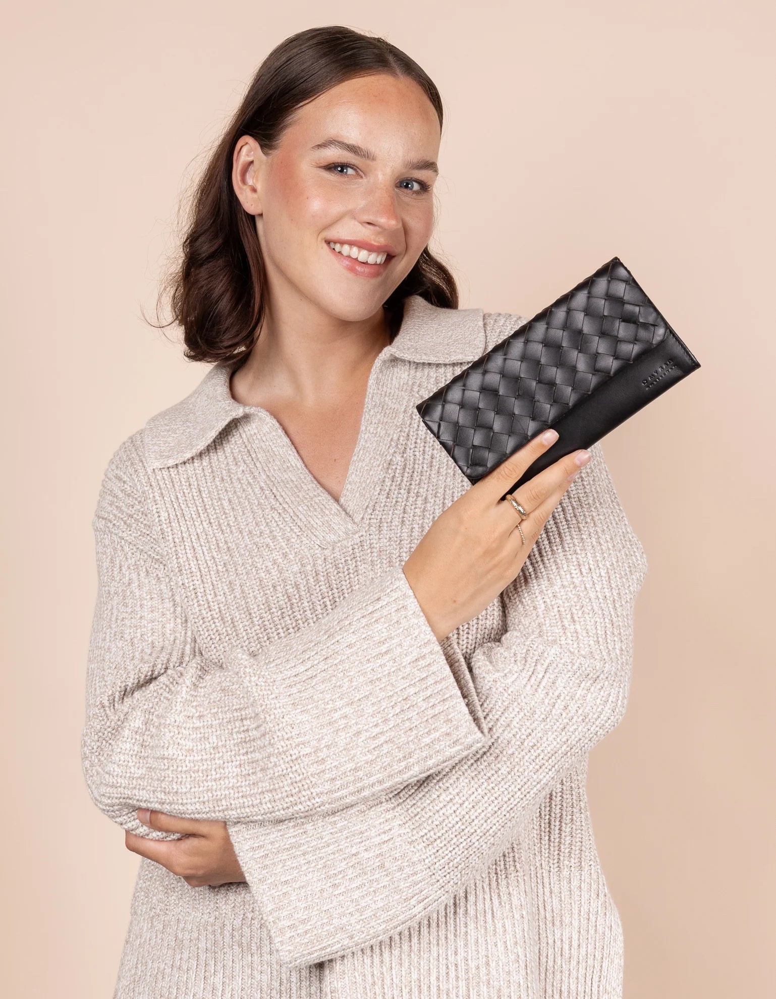 PAU'S Pouch BLACK WOVEN