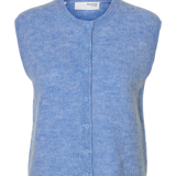 SLFLULU Vest Cornflower blue melange