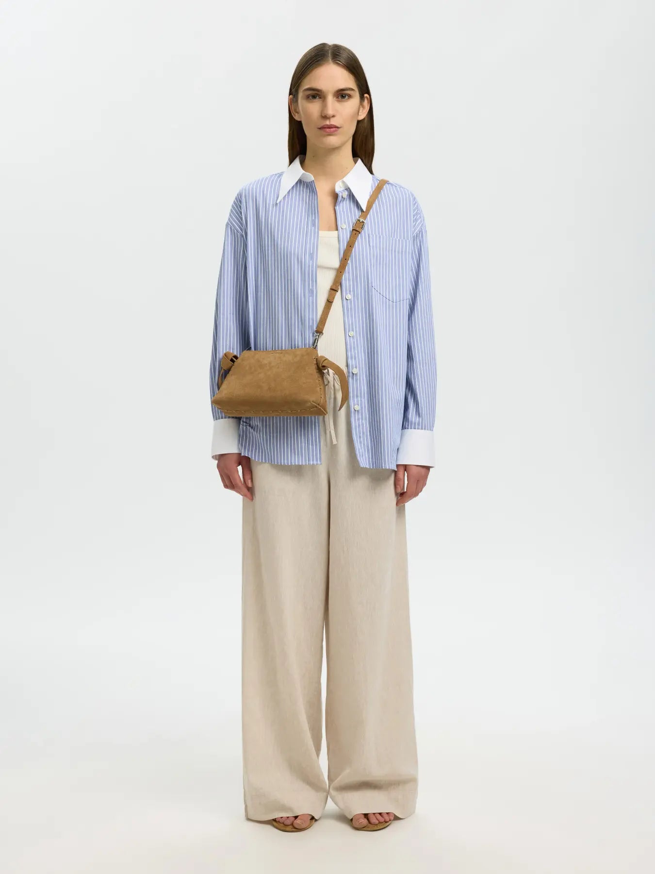 SLFSTELLA mini suede bag