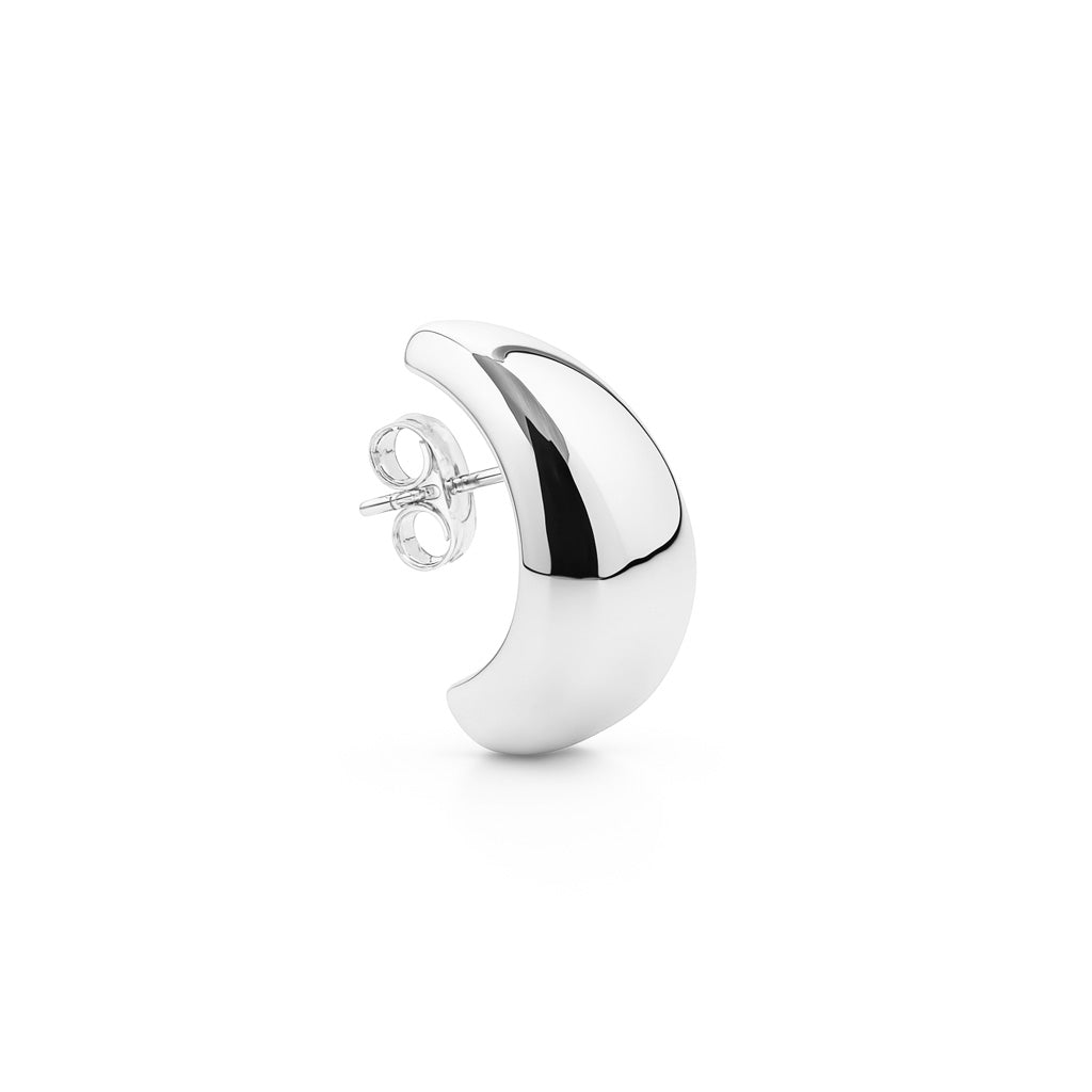 BULB SMALL Earstud SILVER