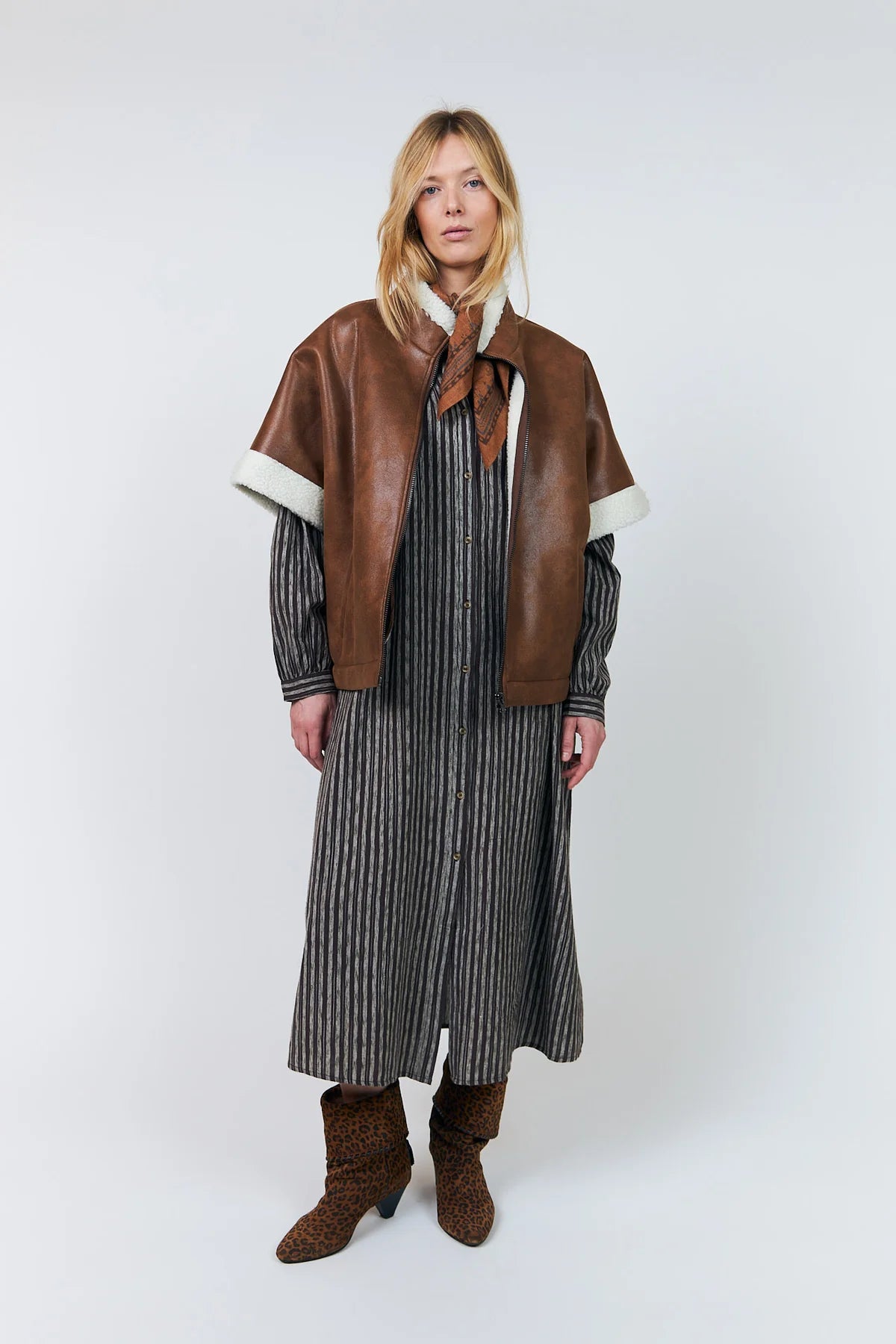 SAMALL Coat - Brown