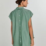 ALBA Shirt Green/white stripes