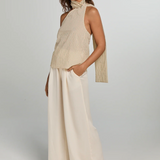 LEONIE Tencel Pants ECRU
