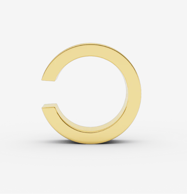 FLAT earcuff GOLD