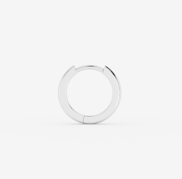 IVA S Earring 15 mm SILVER