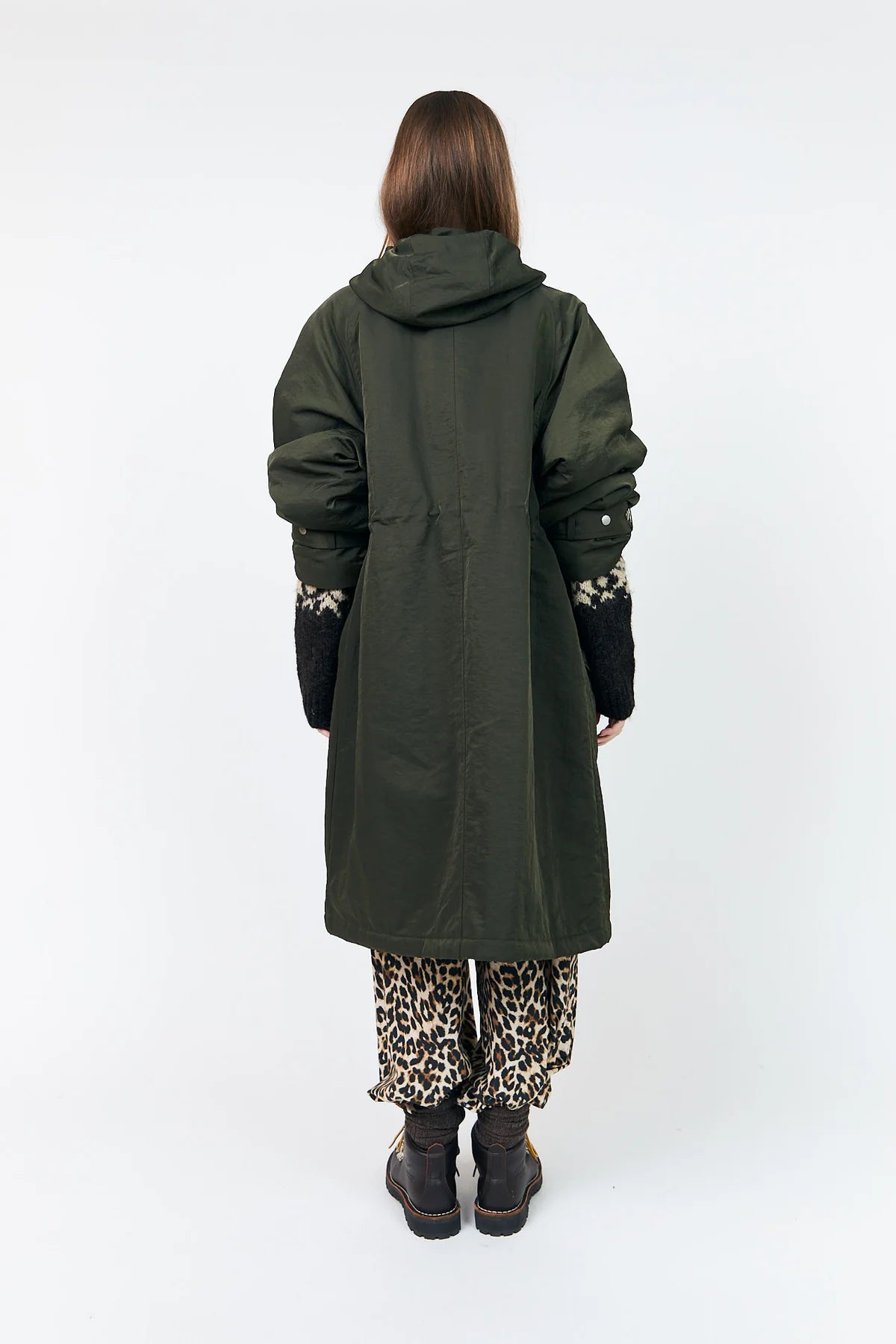 SHEALL Coat Long - Dark Green