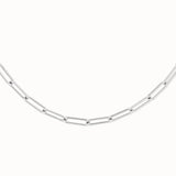 SQUARE chain necklace SILVER