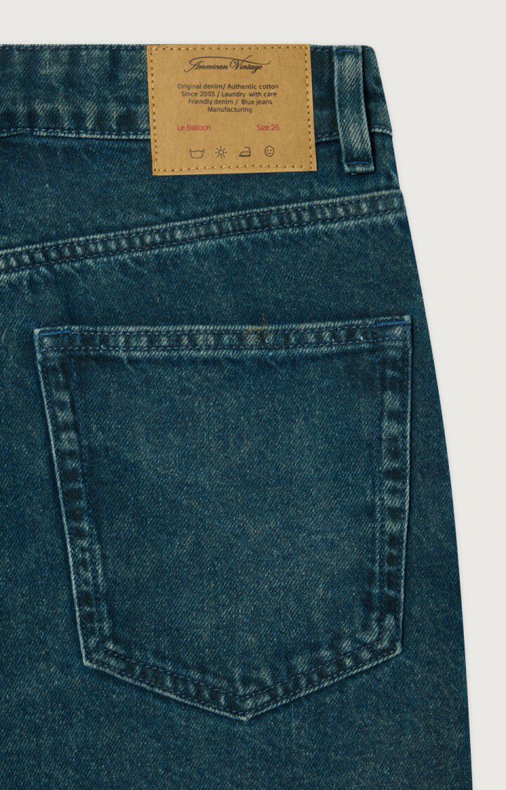 TIU11AH Balloon Jeans - Dark Blue