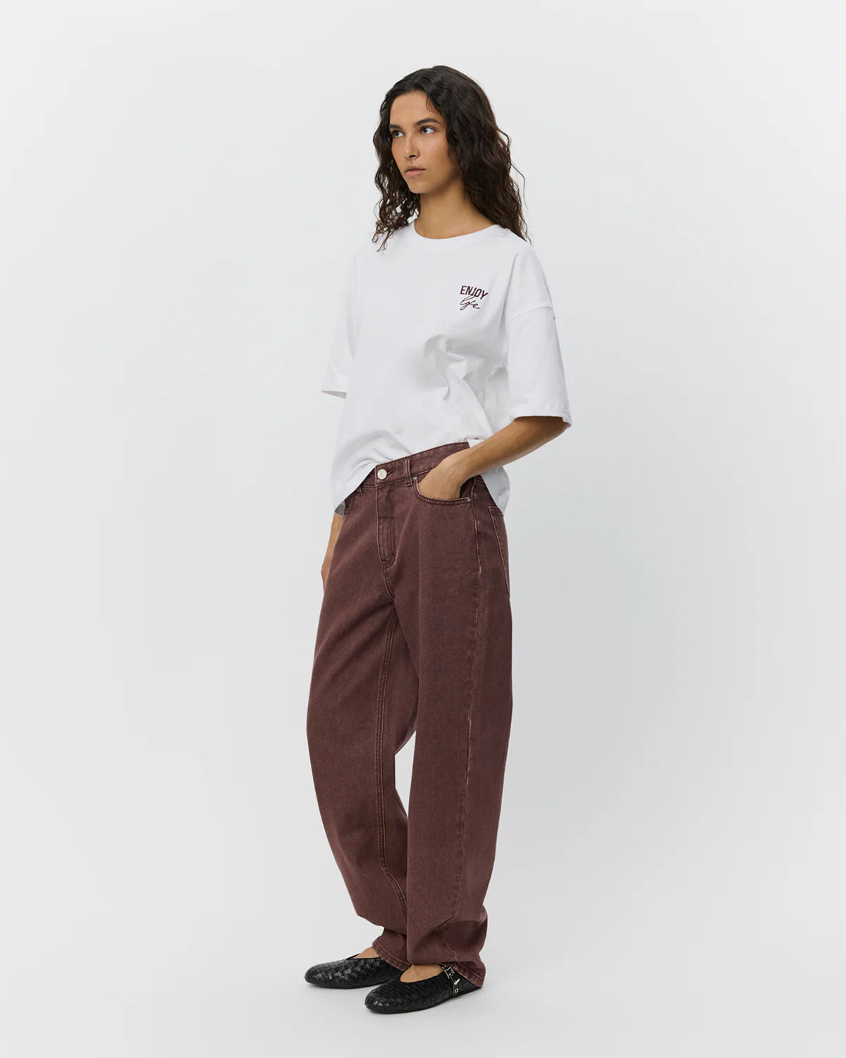 TOKYOSW Jeans Bordeaux