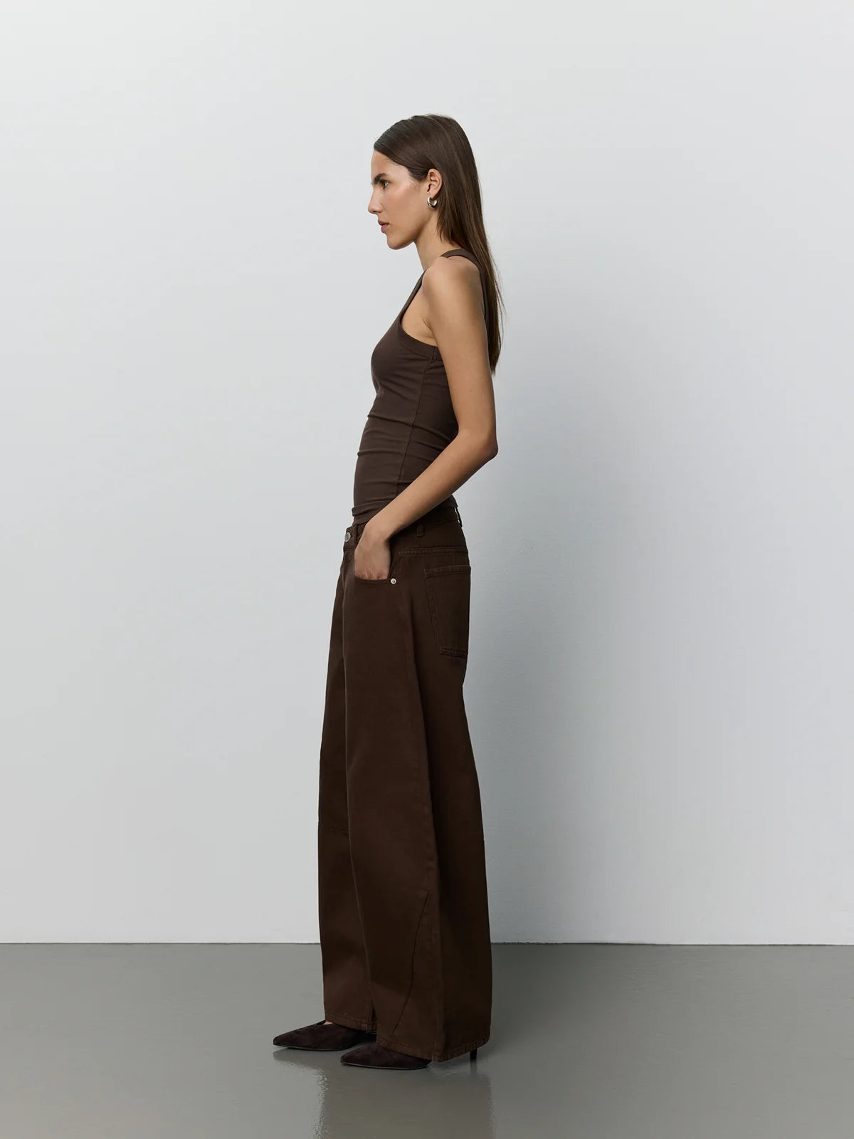 TOMARSW Trousers - Dark Brown