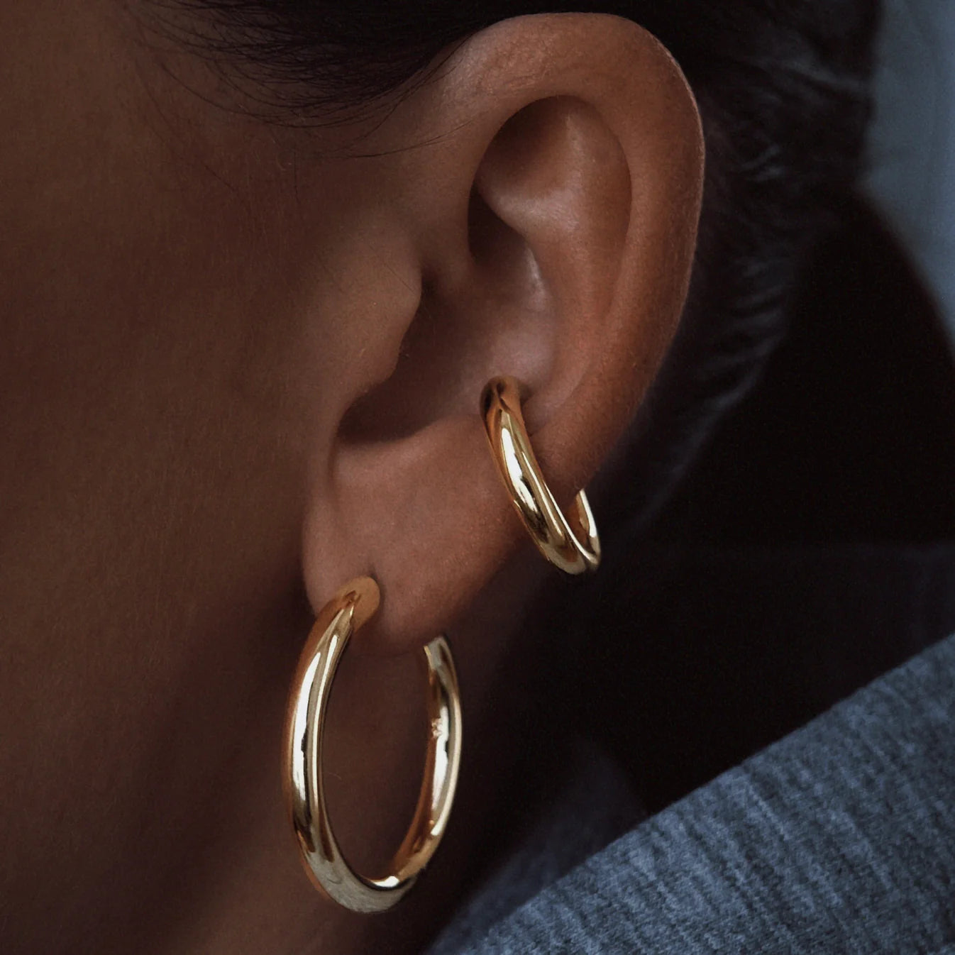 KOS Earring L 30mm GOLD