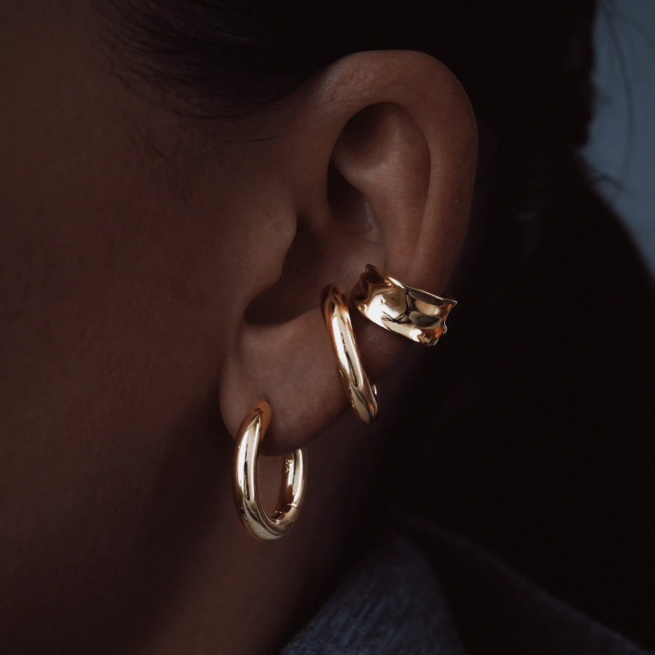 KOS Earring M 20mm GOLD