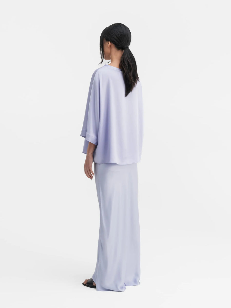 TORI Satin Tee LAVENDER