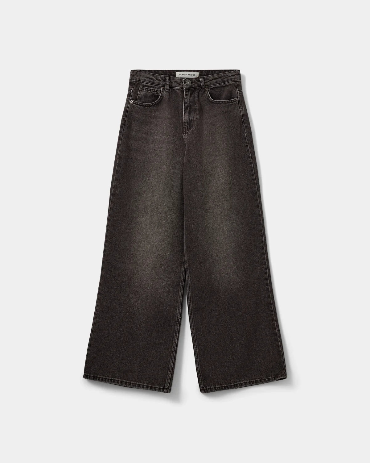 VENICESW Mid Waist Jeans - Dark Plum