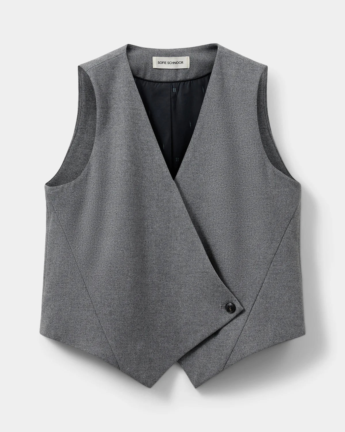 VIRGINIA Vest Grey melange