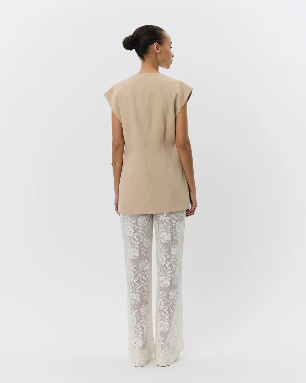 WALLISSW Vest Beige