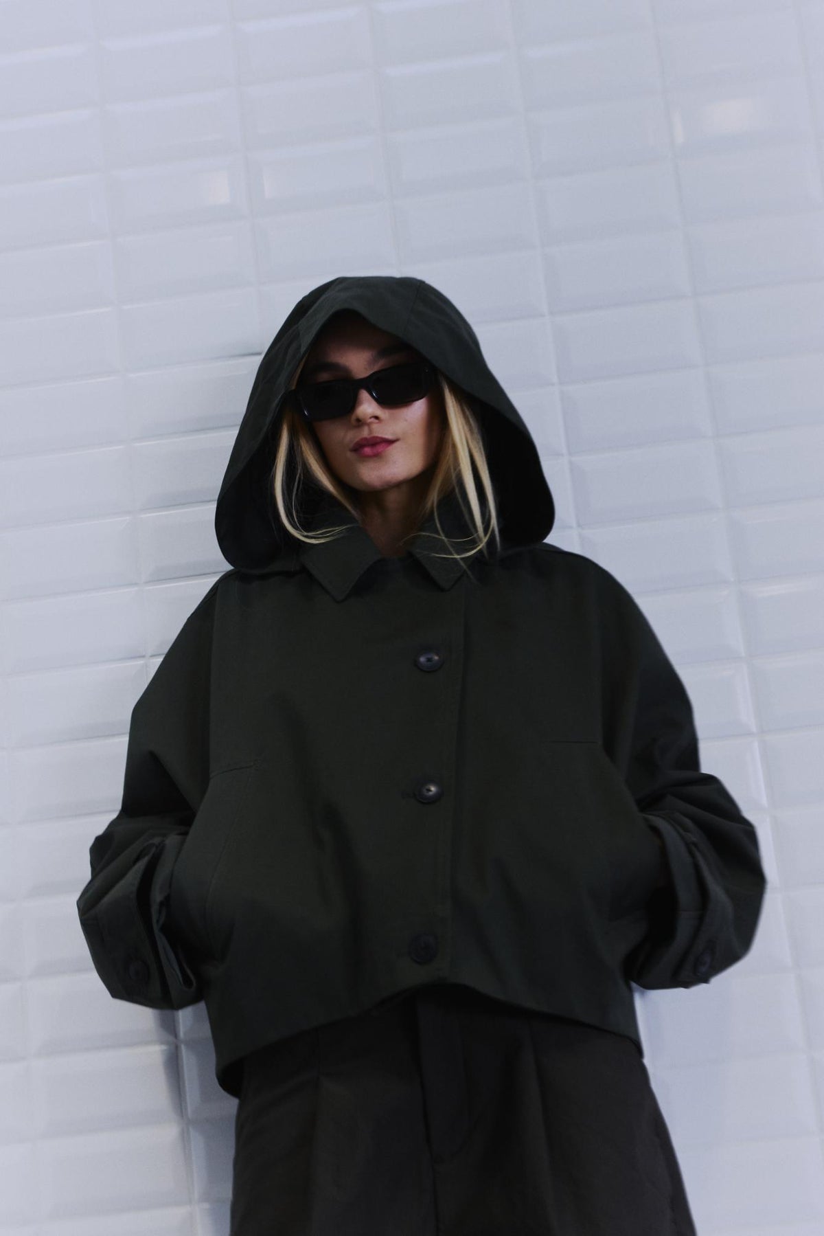 WBLALAIA Hooded Jacket - Dark Green