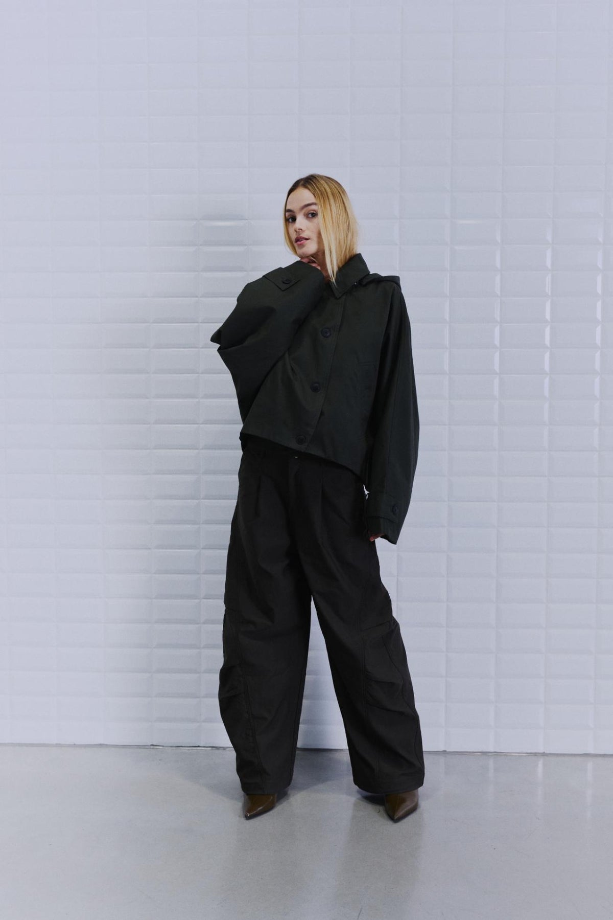 WBLALAIA Hooded Jacket - Dark Green