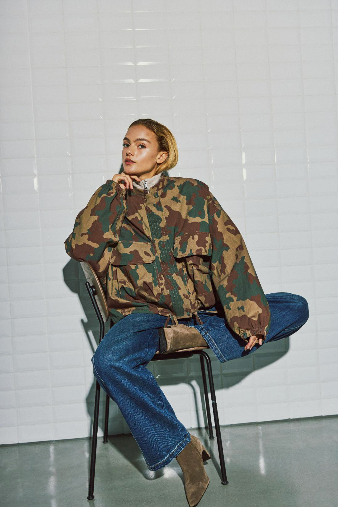 WBLLEAH LS Camo Jacket