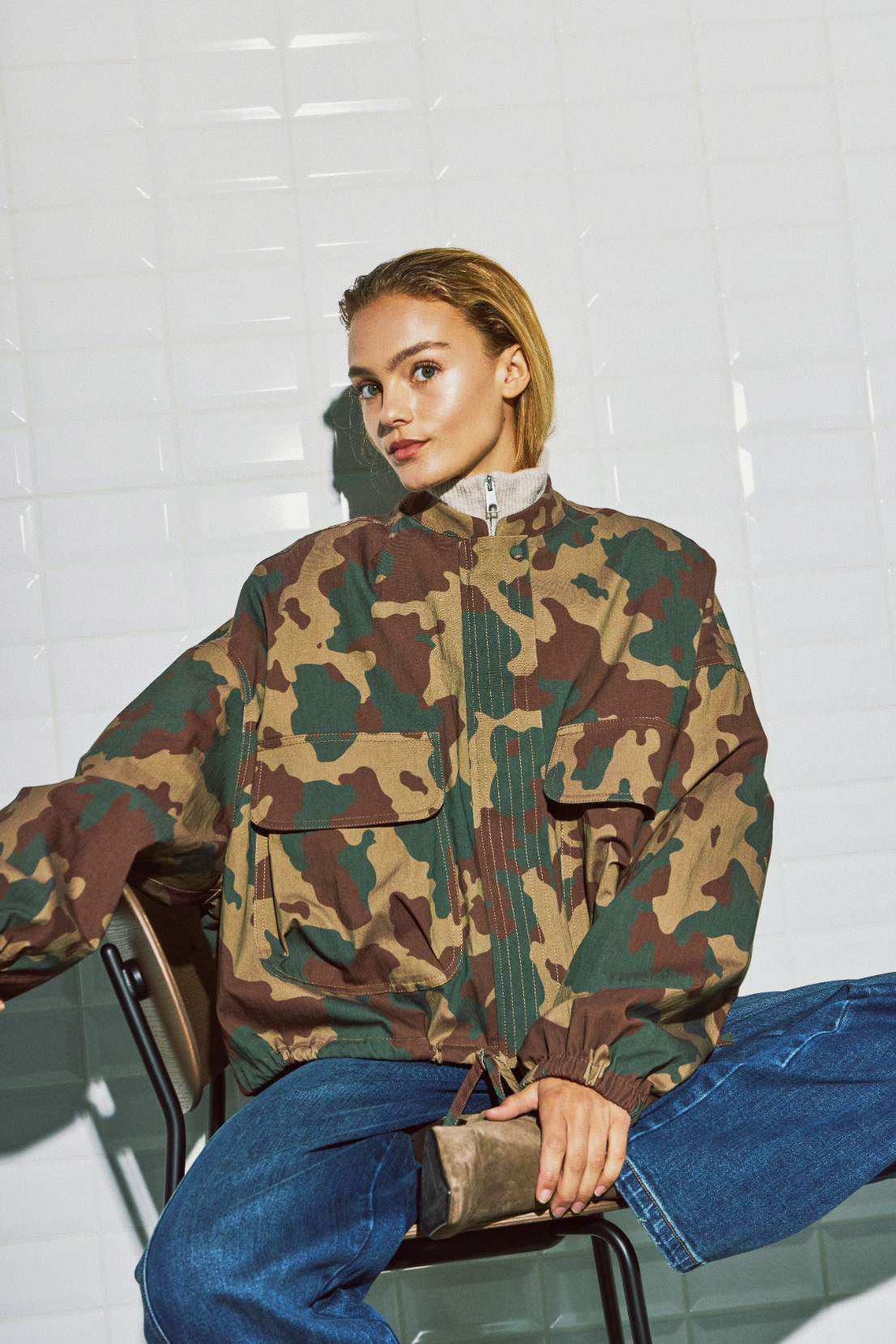 WBLLEAH LS Camo Jacket