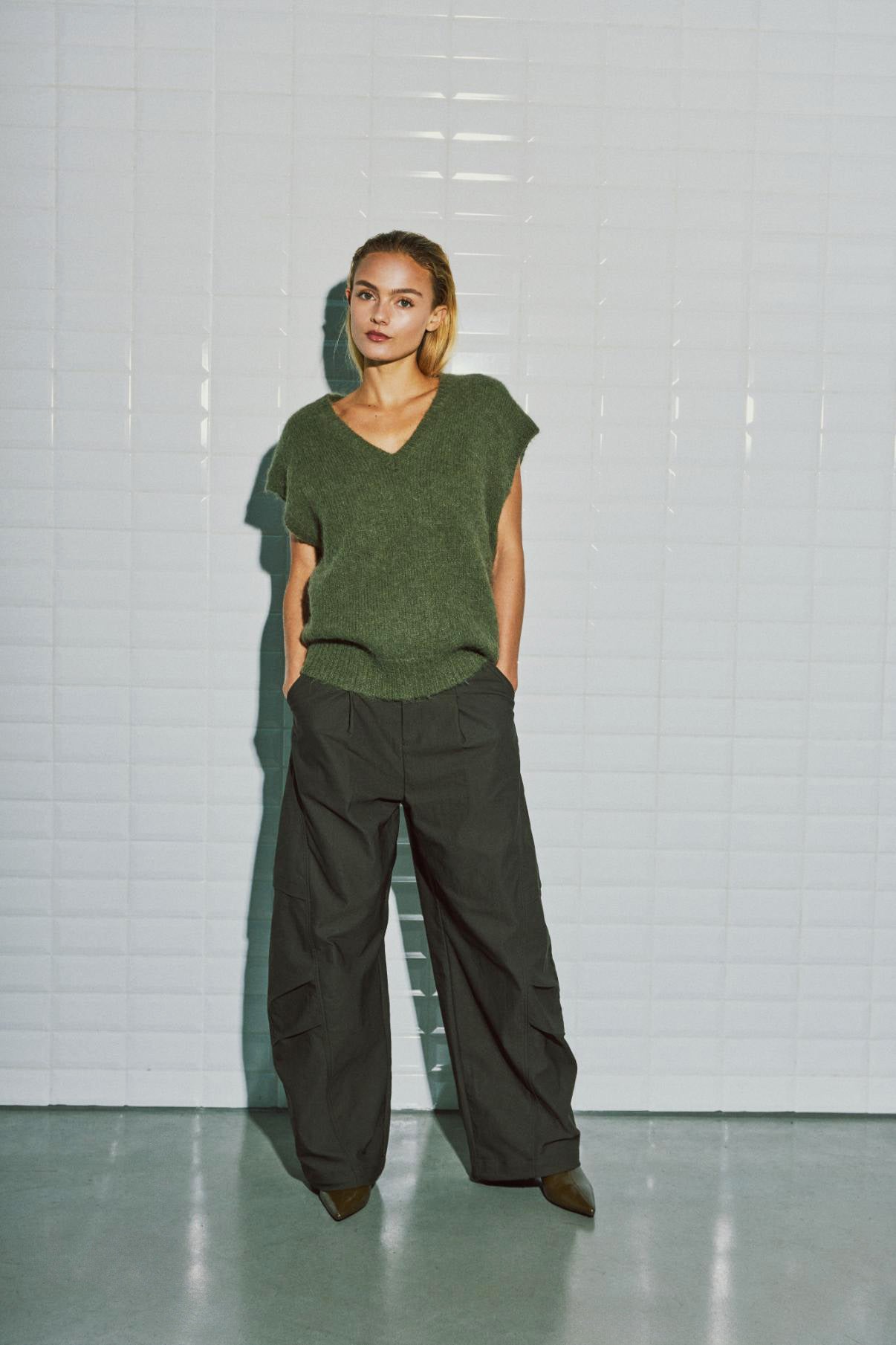 WBLVENUS Waistcoat - Avocado Green