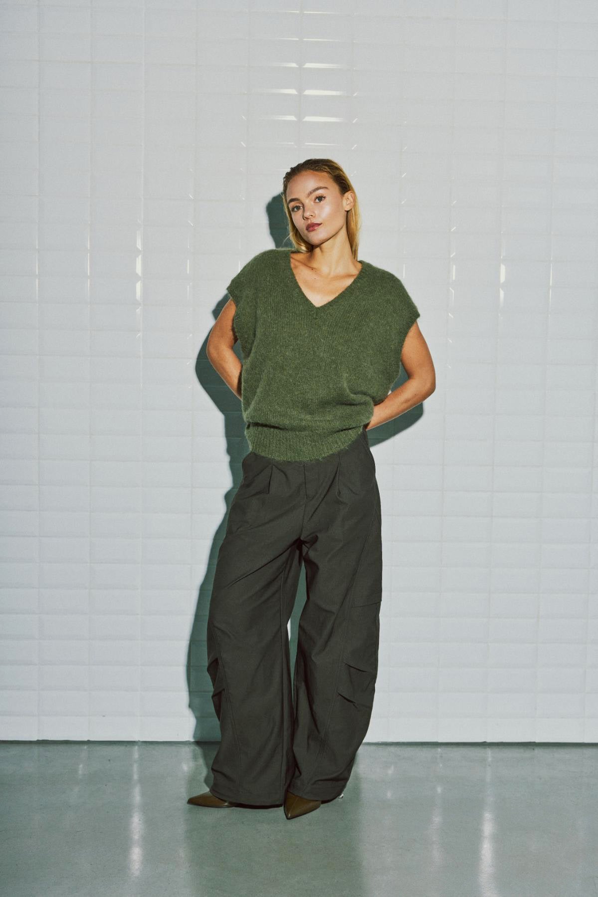 WBLVENUS Waistcoat - Avocado Green