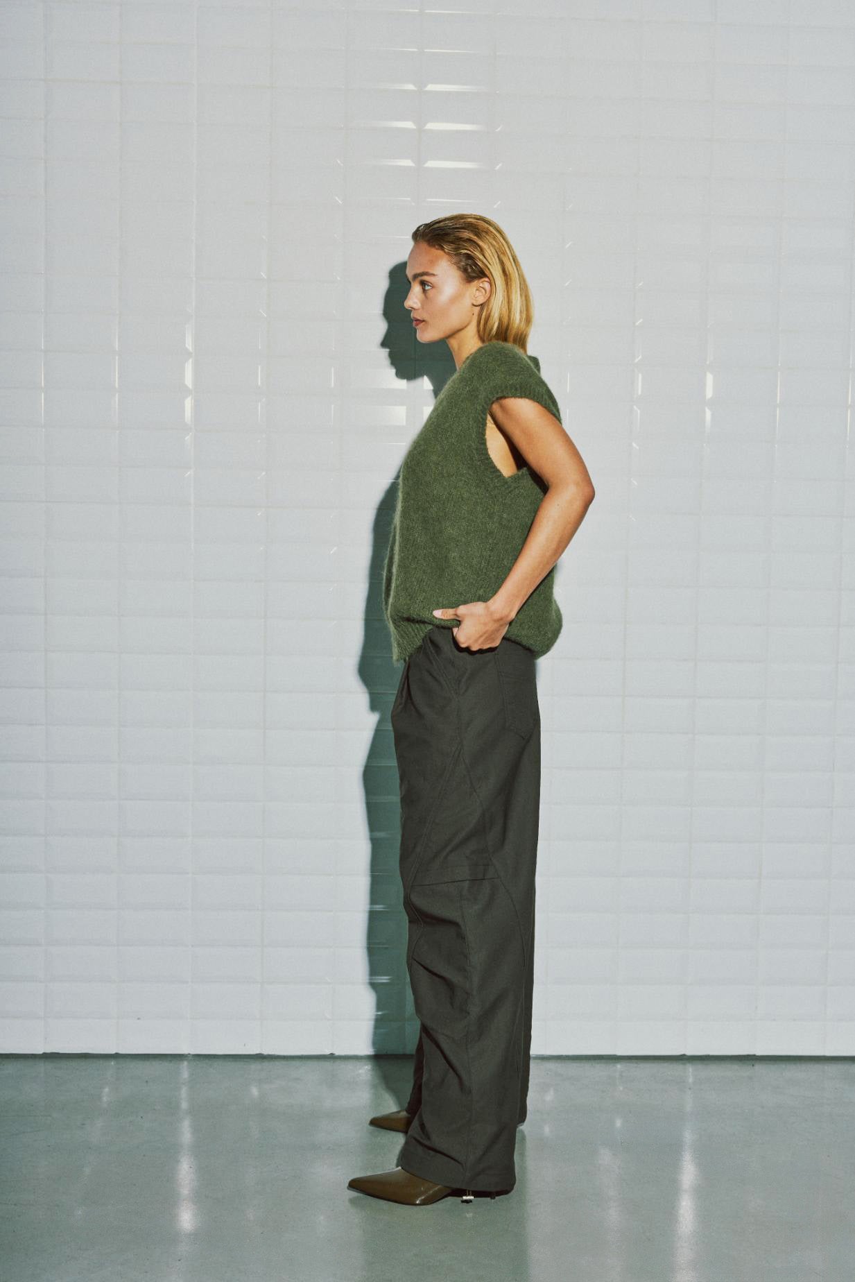 WBLVENUS Waistcoat - Avocado Green