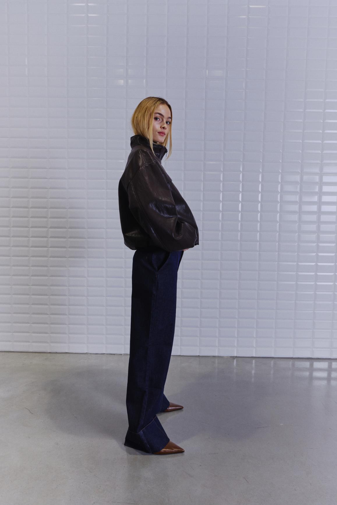 WBLAISHA Vegan Jacket - Dark Brown