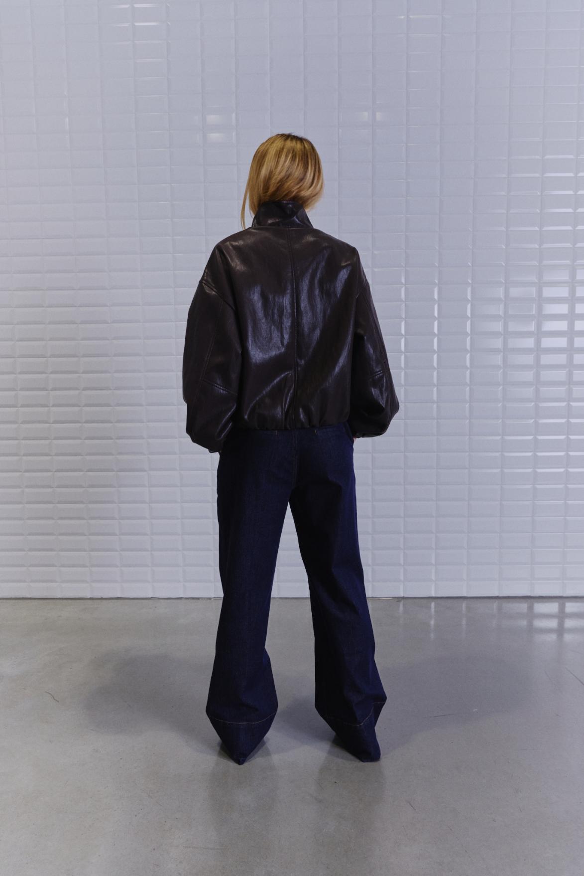 WBLAISHA Vegan Jacket - Dark Brown