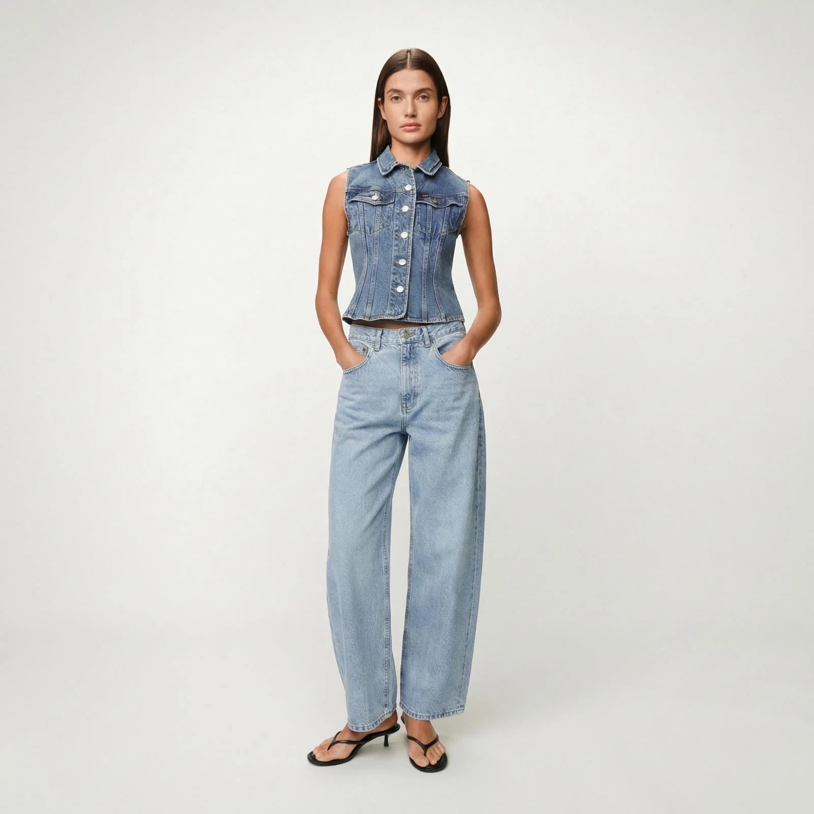 LOIS DALI Jeans BLEACH FRAYED