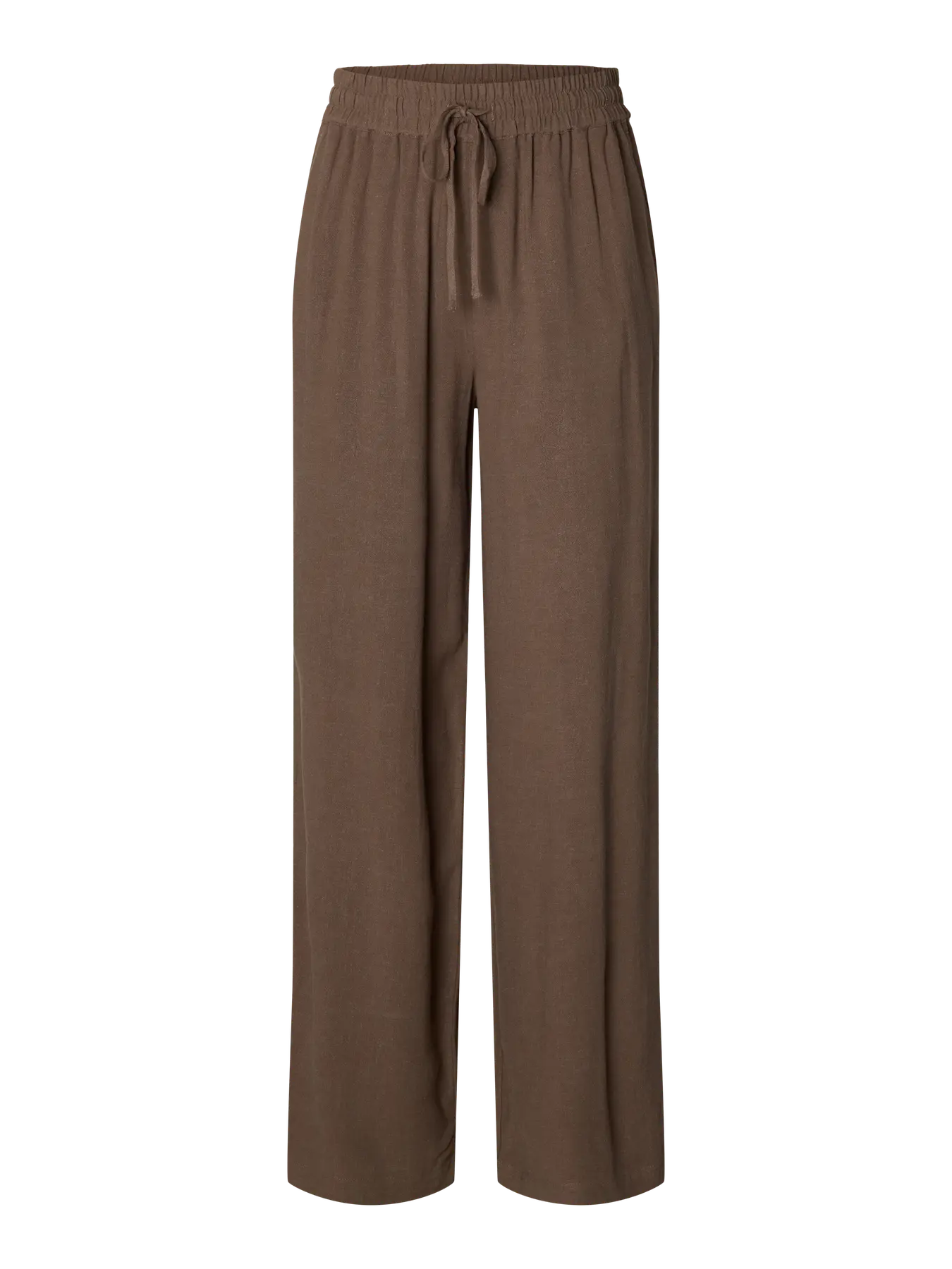 SLWVIVA-GULIA HW long sun pants CHOCOLATE CHIP