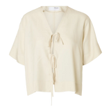 SLFNATUK 2/4 Boxy tie top BIRCJ