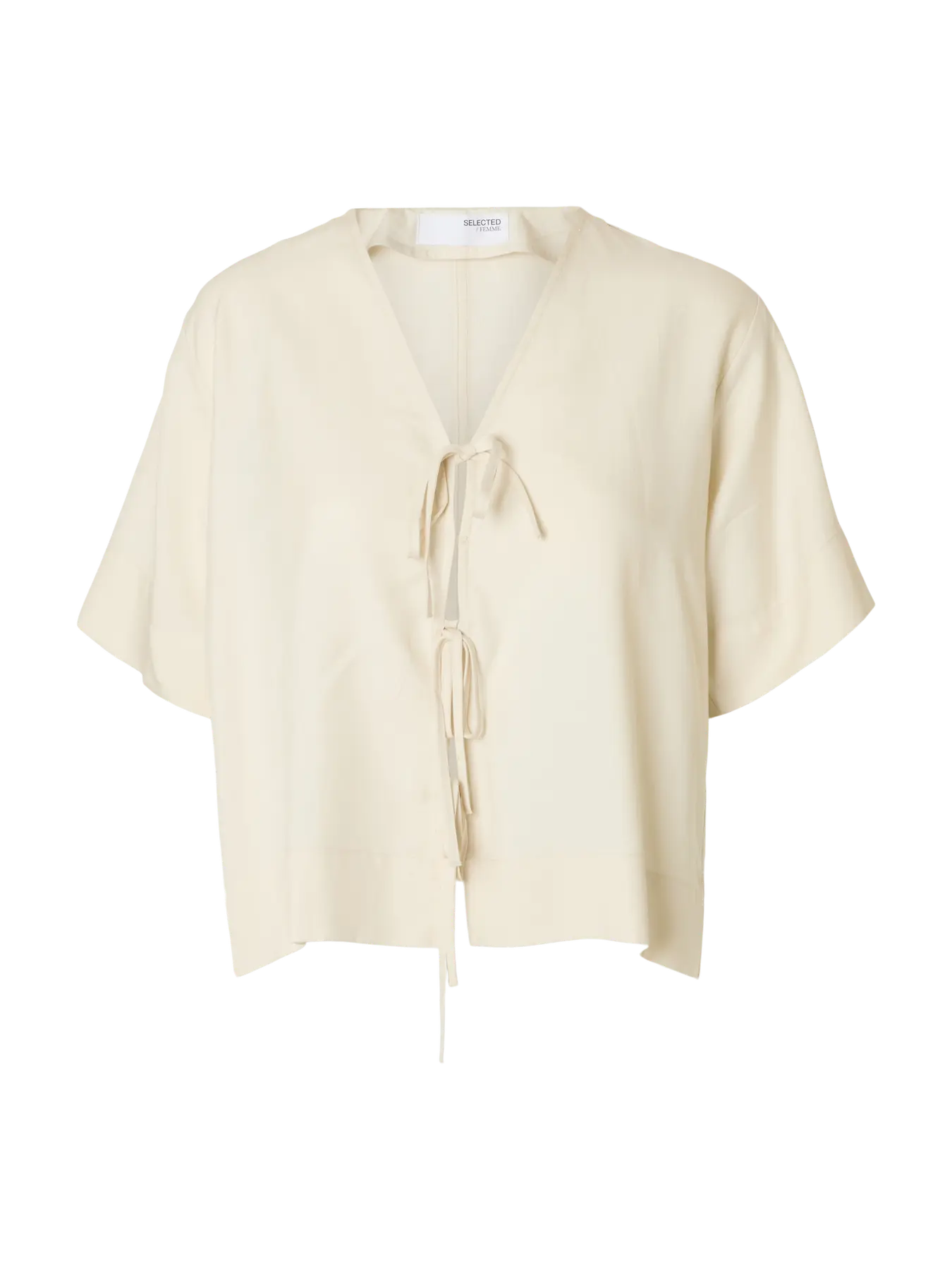 SLFNATUK 2/4 Boxy tie top BIRCJ