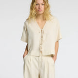 SLFNATUK 2/4 Boxy tie top BIRCJ
