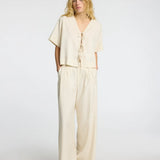 SLFNATUK 2/4 Boxy tie top BIRCJ