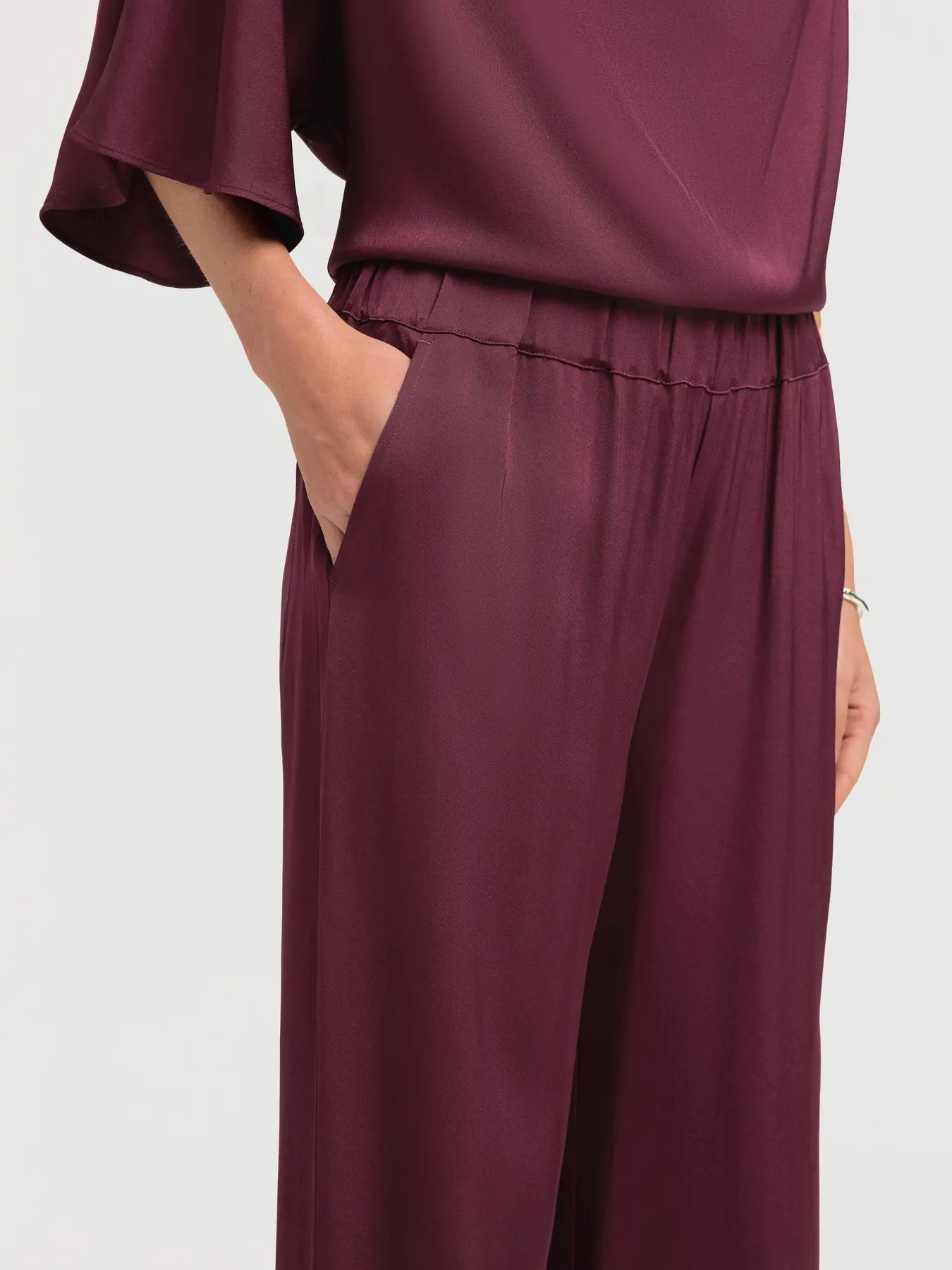 SLFLAURINA MW Wide Pants FIG