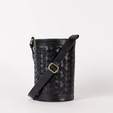 ZOLA Bag - Black Classic Woven Leather