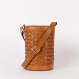 ZOLA Bag - Cognac Classic Woven Leather