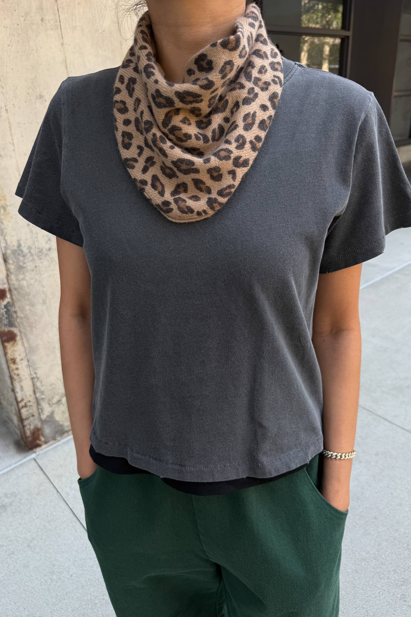 BANDANA Cashmere - Leopard