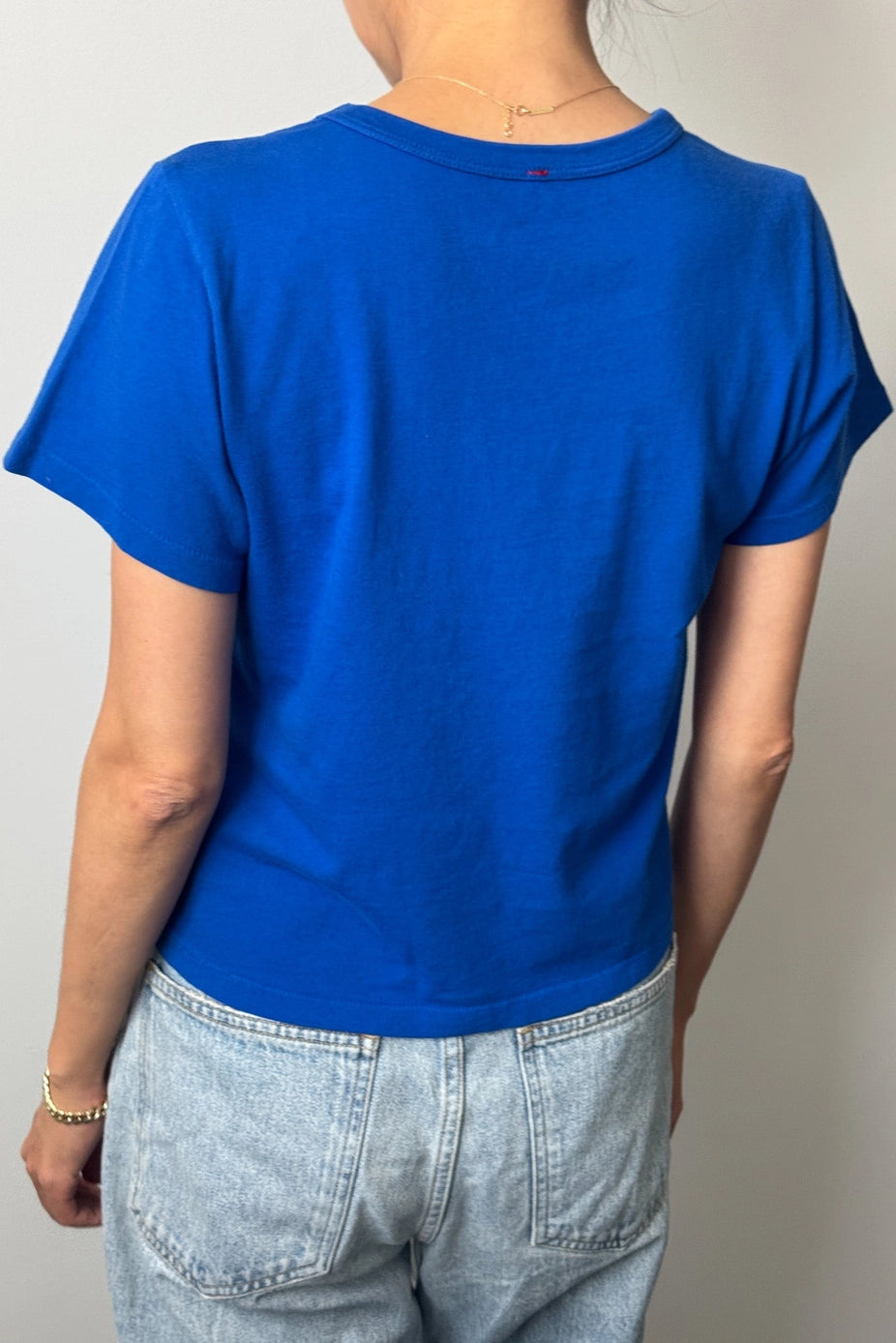 The Little Boy Tee - Cobalt