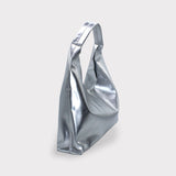 BECK Leather Tote Bag SILVER