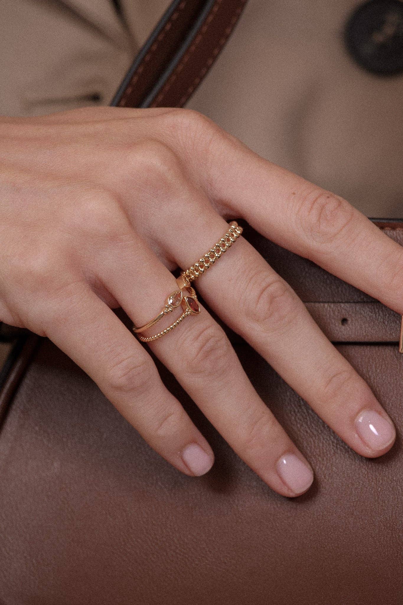 WILMA ring CHAMPAGNE