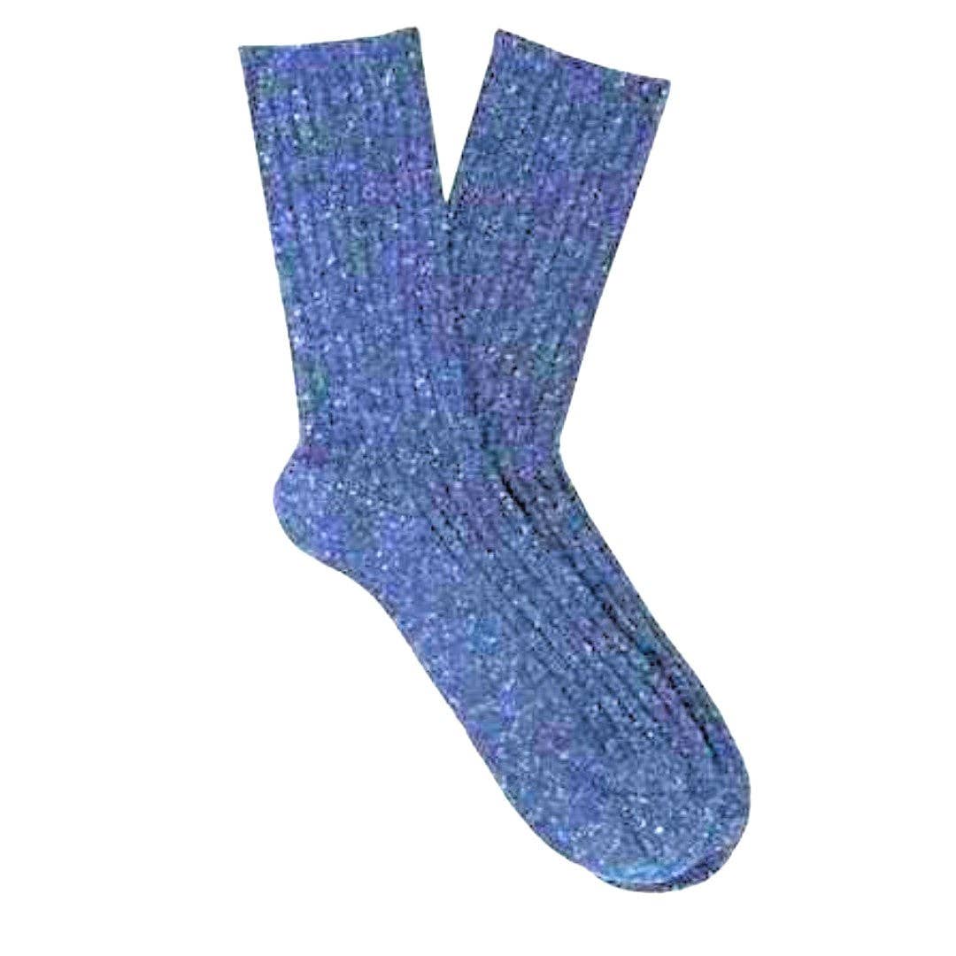 KLUE Silk and Wool DUST STAR socks - Blue
