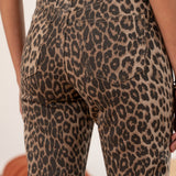 LEA Straight Ankle Jeans LEOPARD