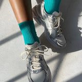 HER Socks mc cotton TURKOOIS