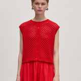 MINA Top Red