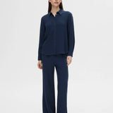 SLFVIVA-GULIA Long pants Dark Sapphire