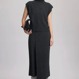 MANZI Skirt DEEP GRAPHITE
