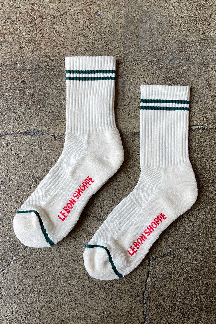 BOYFRIEND Socks - Parchment