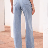 CELINE Jeans Wide Cut BLUE